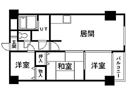 パークアヴェニュー広和 3LDKの間取図画像