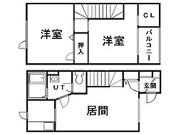 シャーメゾンヴィラ清田 2LDKの間取図画像