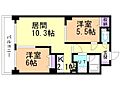 ノースパレス福住弐番館3階6.4万円