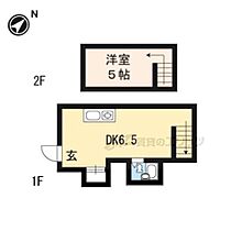 カスティロレヴィＰＡＲＴII 20 ｜ 京都府京都市北区衣笠氷室町（賃貸マンション1DK・2階・23.50㎡） その2