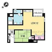 京都府京都市北区衣笠氷室町（賃貸マンション1LDK・1階・45.31㎡） その2