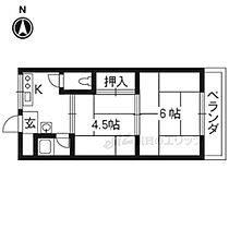 京都府京都市右京区竜安寺衣笠下町（賃貸アパート2K・2階・26.00㎡） その2