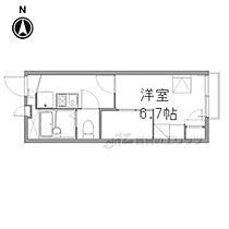 京都府京都市右京区太秦蜂岡町（賃貸アパート1K・1階・19.87㎡） その2