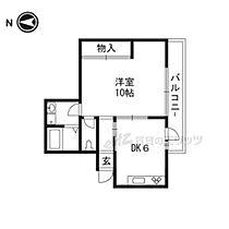 京都府京都市右京区梅津中村町（賃貸アパート1DK・2階・40.00㎡） その2