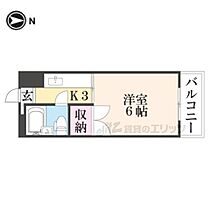 京都府京都市右京区常盤村ノ内町（賃貸マンション1K・5階・17.00㎡） その2