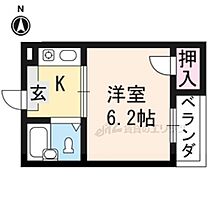 ザ・シティ嵐山 302 ｜ 京都府京都市西京区嵐山中尾下町（賃貸マンション1K・3階・17.10㎡） その2