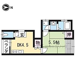 間取図画像 1DK