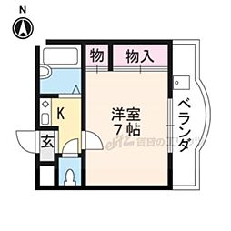 間取図画像 1K