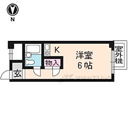 ハイツ清晃 ワンルームの間取図画像
