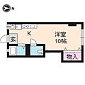 紫野ハイツ2階4.4万円