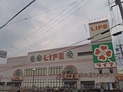 ライフ　太秦店まで600メートル