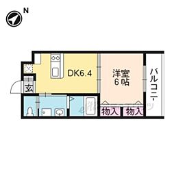 アイシス 1DKの間取図画像