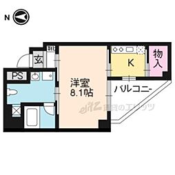 ケイズエイト 1Kの間取図画像
