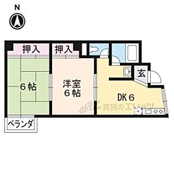ミノベマンション 1LDKの間取図画像