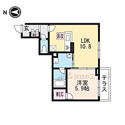 シャーメゾン丸の内 1LDKの間取図画像