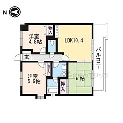 メゾンファミーユ 3LDKの間取図画像