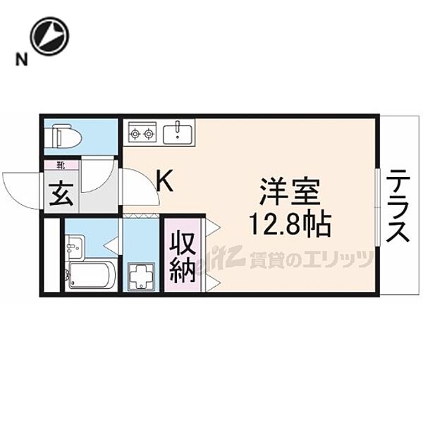 ウルル　21 103｜滋賀県彦根市野瀬町(賃貸アパート1R・1階・29.70㎡)の写真 その2