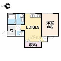 滋賀県長浜市長田町（賃貸アパート1LDK・2階・35.60㎡） その2