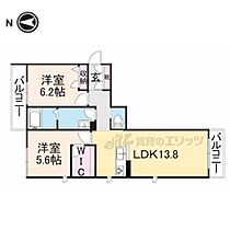 滋賀県長浜市殿町5丁目（賃貸アパート2LDK・2階・60.87㎡） その2