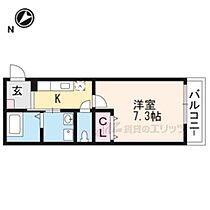 サウスセントラル衣川 206 ｜ 滋賀県大津市衣川1丁目（賃貸アパート1K・2階・25.70㎡） その2