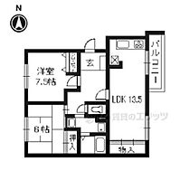 滋賀県大津市際川2丁目（賃貸マンション2LDK・1階・67.36㎡） その1