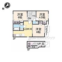 滋賀県彦根市南川瀬町（賃貸アパート3LDK・2階・65.57㎡） その1