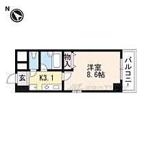 滋賀県守山市勝部1丁目（賃貸マンション1K・2階・26.40㎡） その1