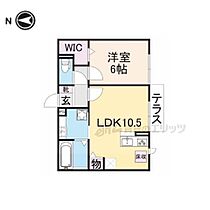 滋賀県彦根市平田町（賃貸アパート1LDK・1階・42.55㎡） その1