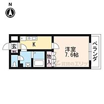 滋賀県大津市一里山6丁目（賃貸マンション1K・2階・26.44㎡） その2