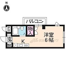 エクセルメゾン瀬田 ワンルームの間取図画像