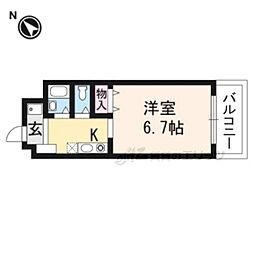 grandyall 1Kの間取図画像