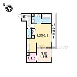 FRAN苅原 1LDKの間取図画像