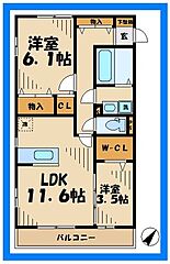 物件の間取り