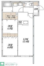 Charme 2LDKの間取図画像