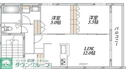 Charme 2LDKの間取図画像