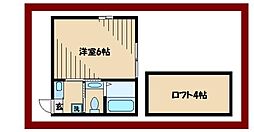 ラステイア 1Kの間取図画像