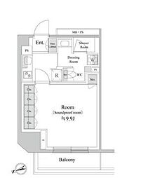 TRACK向ヶ丘遊園 1Kの間取図画像