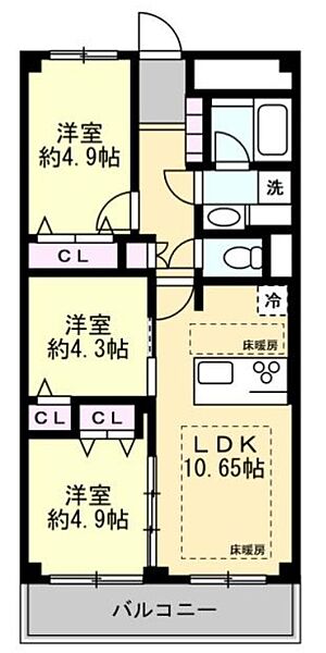 間取りを拡大表示