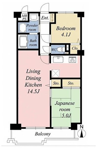 間取りを拡大表示
