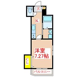 間取図画像 1K