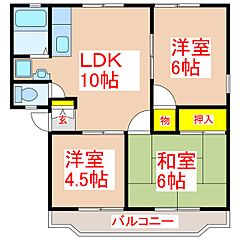 物件の間取り