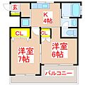 ノーサイドヒルズ5階6.2万円