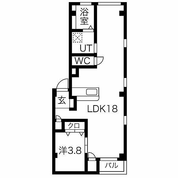 グランレーヴ東別院WEST ｜愛知県名古屋市中区平和2丁目(賃貸マンション1LDK・3階・45.00㎡)の写真 その2