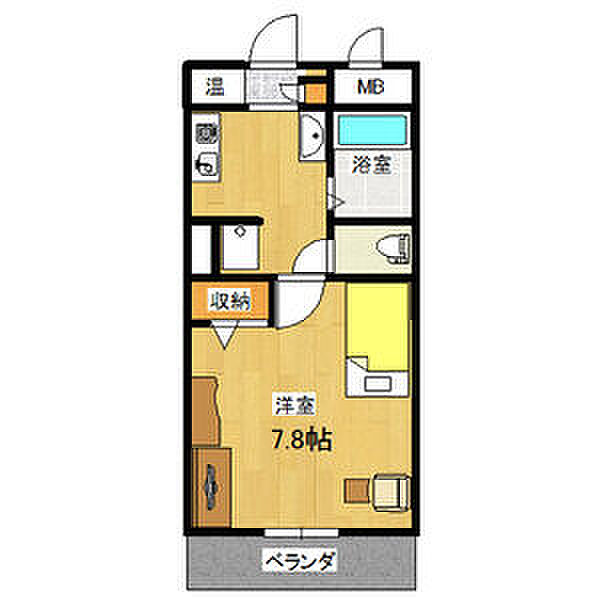 ノーブルハウス吉田 ｜愛知県名古屋市千種区今池5丁目(賃貸マンション1K・7階・24.50㎡)の写真 その2