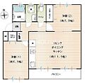 相武台団地2604号棟3階1,390万円