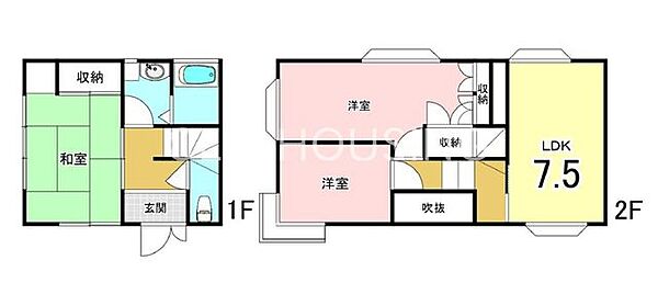 間取りを拡大表示