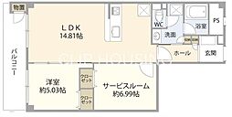 間取図画像 1SLDK