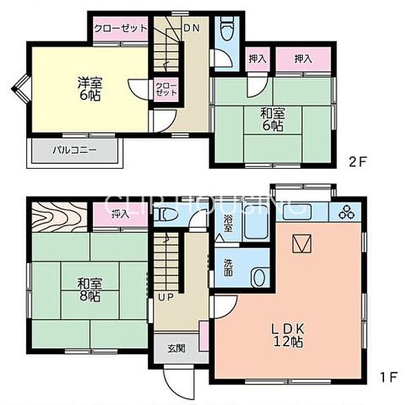 間取りを拡大表示