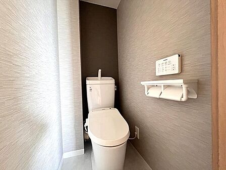 シンプルで使いやすいトイレです！