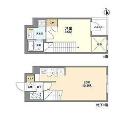 間取図画像 1LDK